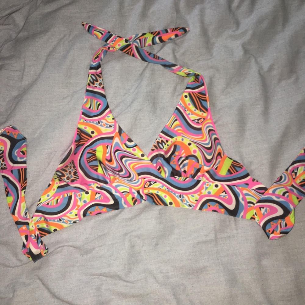 Halter style sports bra kids one size